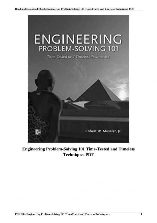 picture1_Problem Solving 101 Pdf 175907 | Engineering Problem Solvi