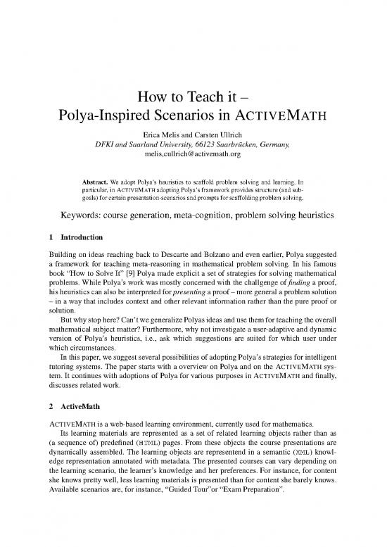 picture Problem Solving Strategies Pdf 176424 | Howtoteachitpolyascenariosactivemath