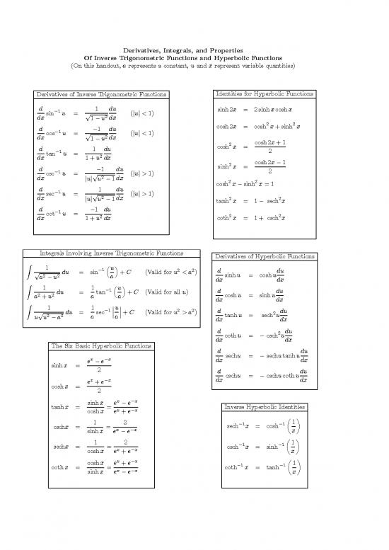 picture1_Integrals Of Trigonometric Functions Pdf 174754 | Invhyp