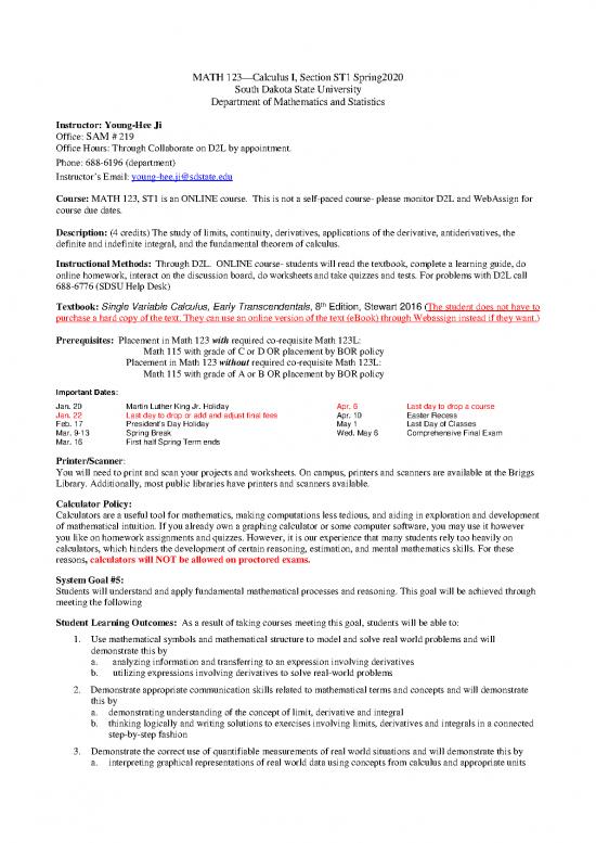 picture_Limits Calculus Pdf 174783 | Math 123 Calculus I Online Syllabus Spring2020