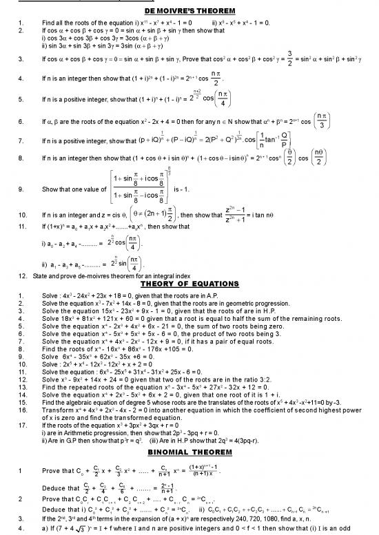 picture_Maths Iia Iib Important Questions