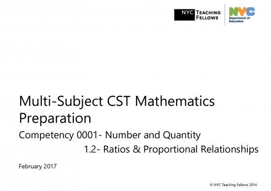 picture_Multi Subject Math Competencies 2 Ratios And Proportional Relationships