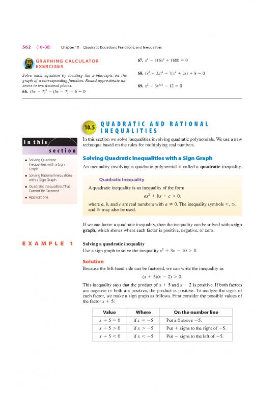 picture_Quadratic Inequalities Pdf 175369 | Sect10 5