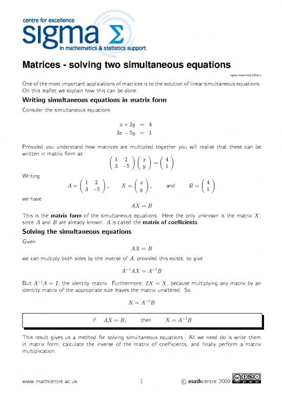 picture_Matrix Pdf 174496 | Sigma Matrices8 2009 1