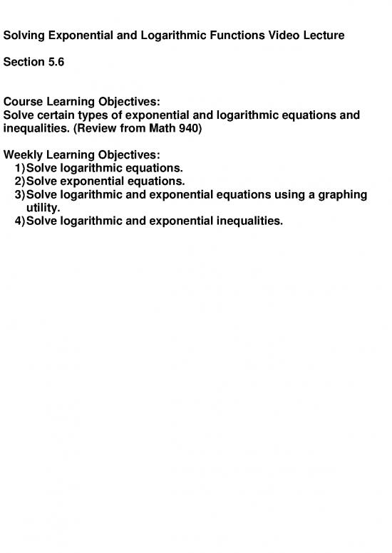 picture1_Solving Inequalities Pdf 176184 | Solving Exponential And Logarithmic Equations Blank Notes