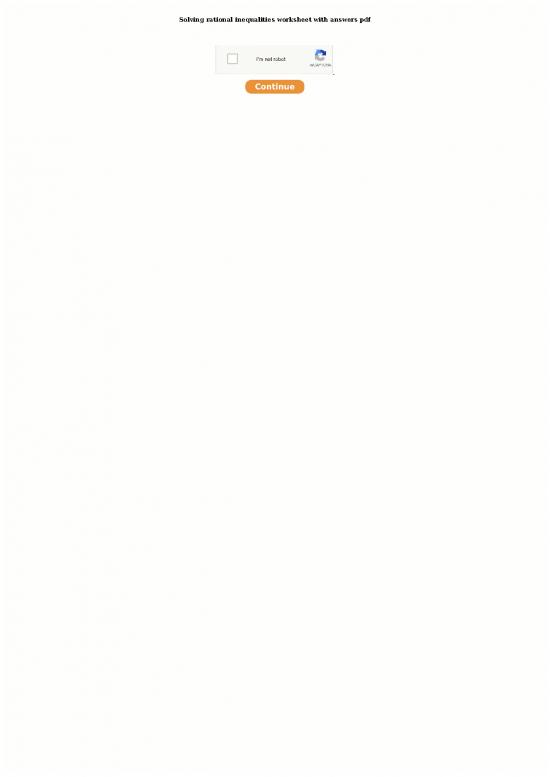 picture_Solving Inequalities Pdf 176073 | Solving Rational Inequalities Worksheet With Answers