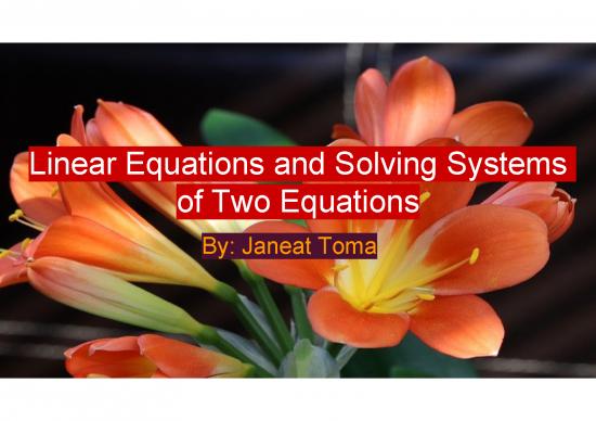 picture1_Solving Equations Pdf 176538 | Solving Systems Of Linear Equations