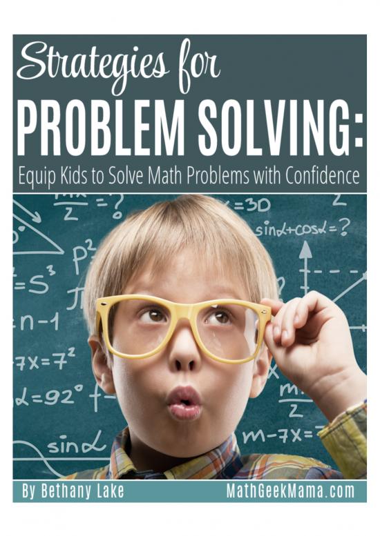 picture Problem Solving Strategies Pdf 175644 | Strategies For Problem Solving