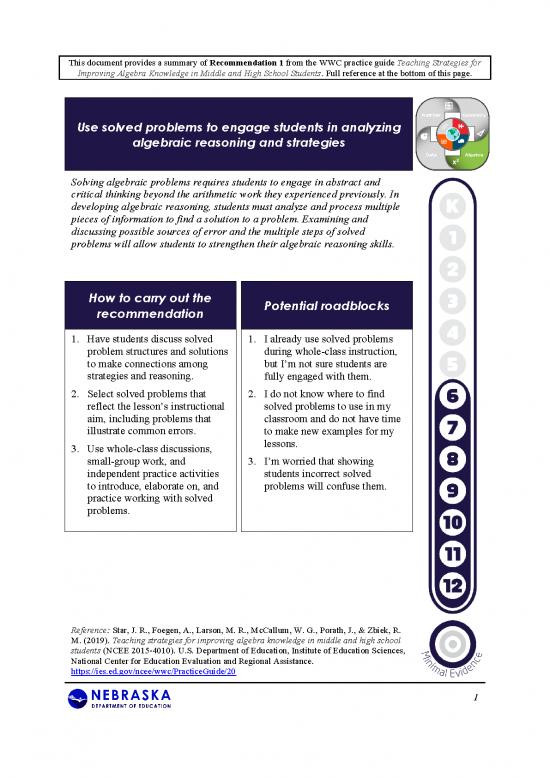 picture Solved Problems Pdf 176582 | Teaching Strategies For Improving Algebra Knowledge In Middle And High School Students Recommendation 1