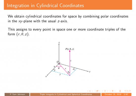 Triple Integrals In Cylindrical And Spherical Coordinates