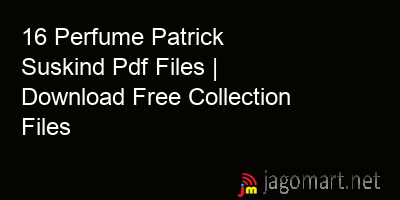 picture 16 Perfume Patrick Suskind Pdf Files | Download Free Collection Files