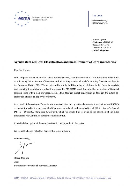 picture_2013 1774 Esma Letter To Ifrs Ic On Application Of Ias 2 And 16