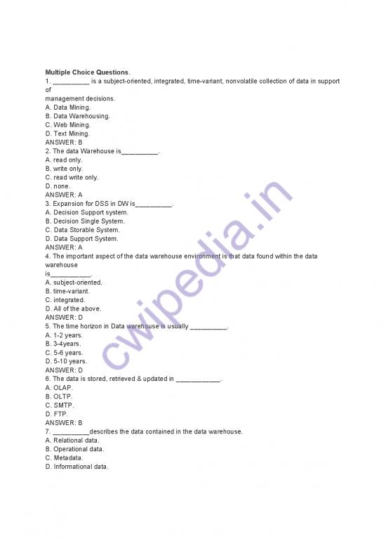 picture Warehouse Management System Pdf 179619 | 22621 Dwm Mcq Cwi