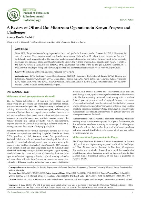 picture1_Oil Pdf 178210 | A Review Of Oil And Gas Midstream Operations In Kenya Progress And Challenges