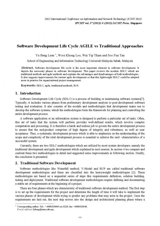 picture Software Development Life Cycle Pdf 179030 | Agile Traditional
