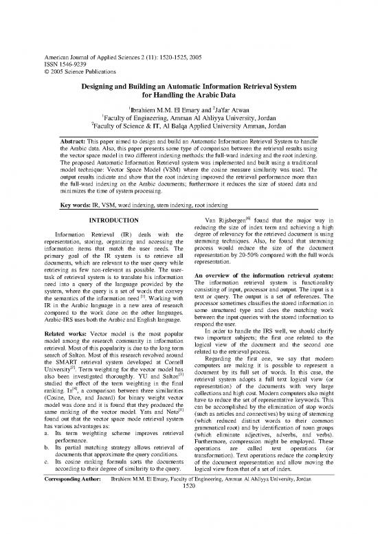 picture Information Retrieval Pdf 179672 | Ajass1525