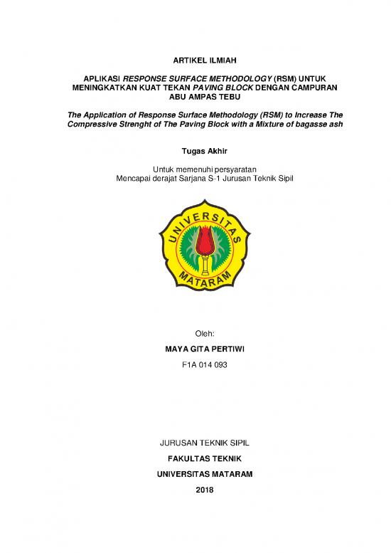 picture1_Response Surface Methodology Pdf 179301 | Artikel Ilmiah