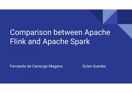 Processing Pdf 179918 | Comparison Between Apache Flink And Apache Spark