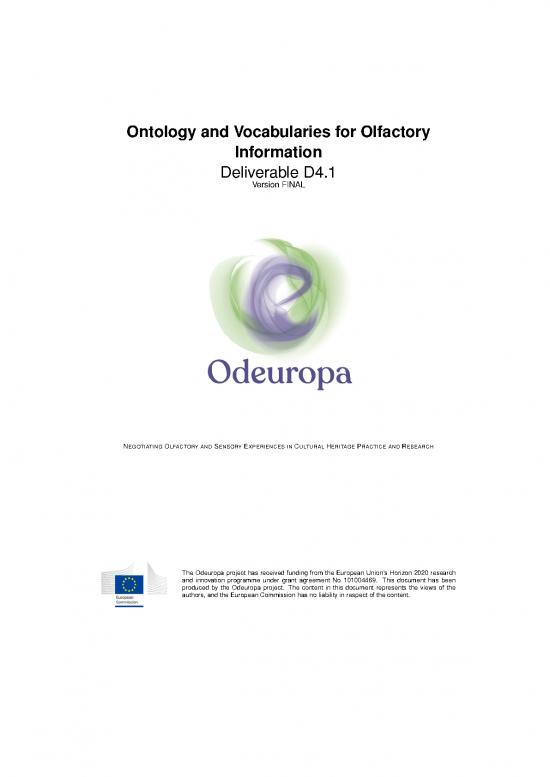 picture1_Agreement Sample 177796 | D4 1 Ontology And Vocabularies For Olfactory Information