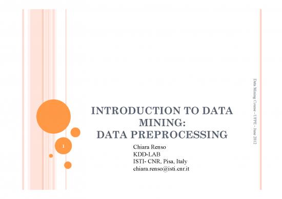 picture Data Preprocessing In Data Mining Pdf 179257 | Datppt