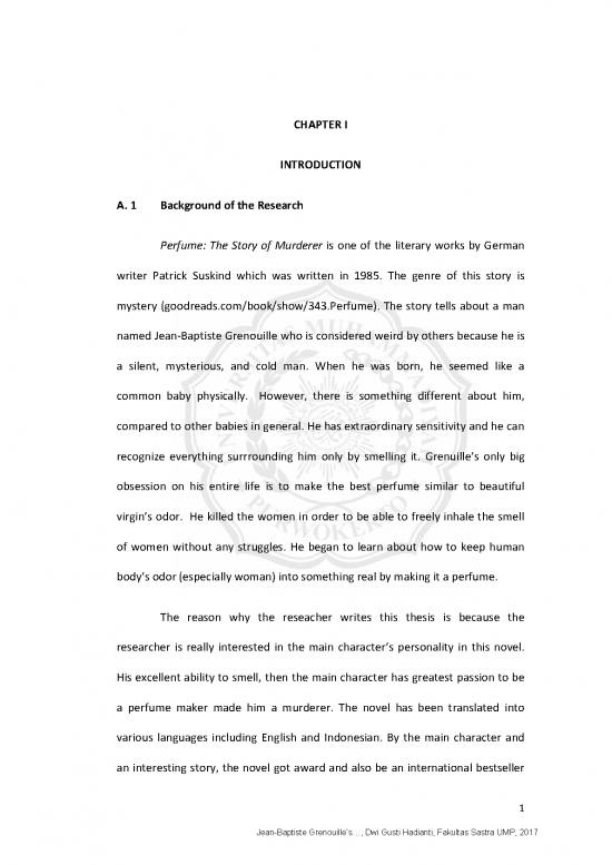 picture Perfume Pdf 177838 | Dwi Gusti Hadianti Chapter I