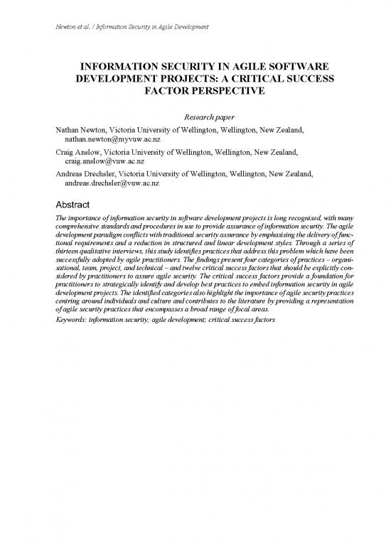 picture Agile Software Development Pdf 179451 | Ecis2019 Newton