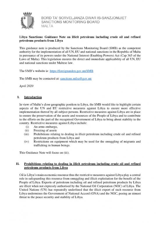 picture1_Oil Pdf 177744 | Guidance Note On Illicit Petroleum Including Crude Oil And Refined Petroleum Products From Libya 05
