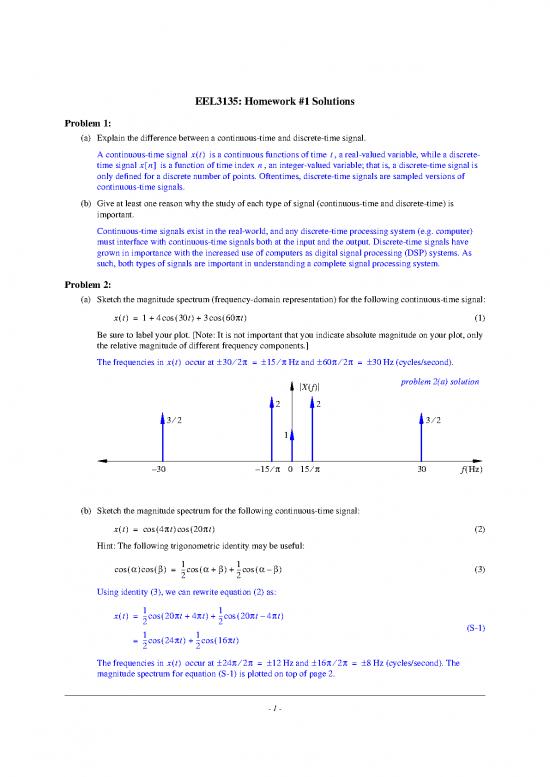 picture Processing Pdf 179962 | Hw1 Sol