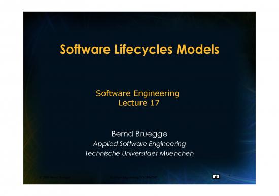picture Software Development Life Cycle Pdf 178985 | L17 Softwarelifecyclemodels