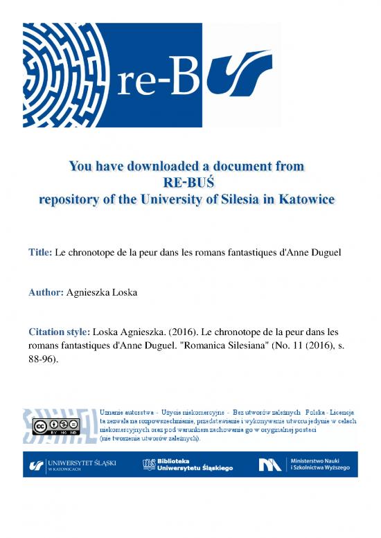 picture_Loska Le Chronotope De La Peur Dans Les Romans