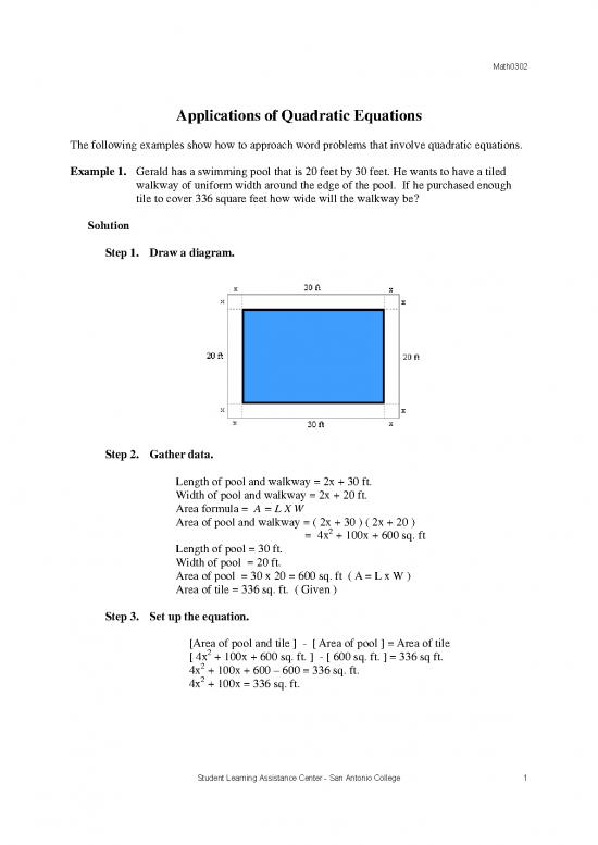 picture_Simple Equations Problems Pdf 178458 | Math0302 Application Of Quadratic Equations