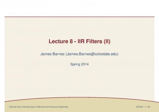 picture Bilinear Transformation Example 178598 | Notes Lec08
