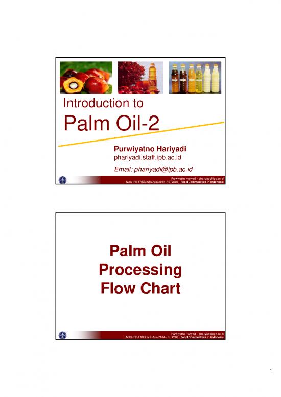picture1_Oil Pdf 177140 | Nus Ipb Fasstrack Asia 2014 Summer School %e2%80%93 Fst2204 Nus Ipb Pha 2b Intro To Palm Oil Processing