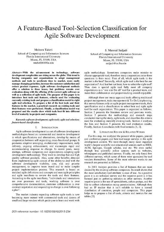 picture Agile Software Development Pdf 179487 | Seke15paper 234