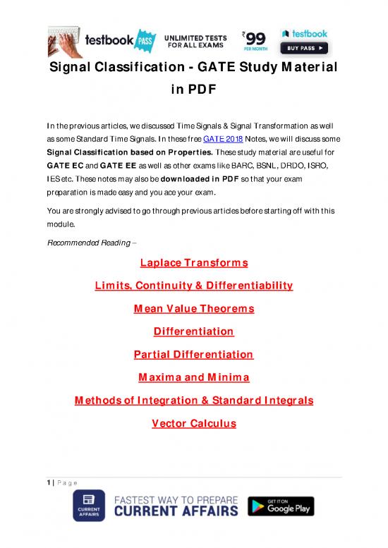 picture Classification Of Discrete Time Signal 179324 | Signal Classification Gate Study Material In Pdf 1