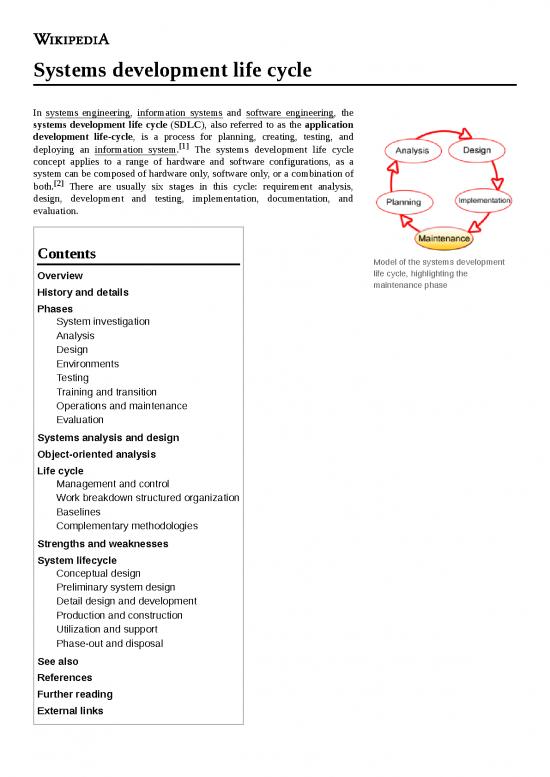 picture System Development Life Cycle Pdf 179196 | Systems Development Life Cycle
