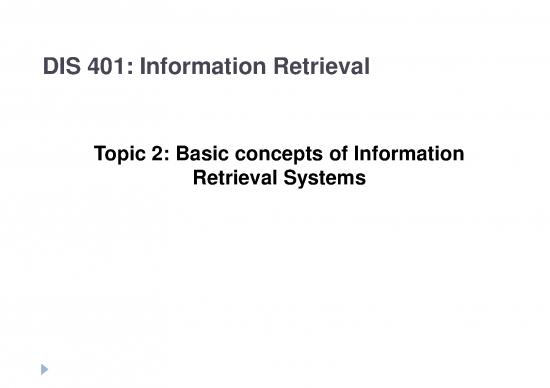 picture1_Information Retrieval Pdf 179454 | Topic 2 Basic Concepts Of Information Retrieval Systems