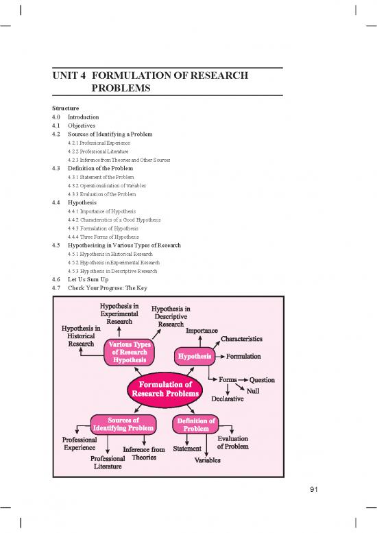 picture Formulation Of Research Problem Pdf 179289 | Unit 4