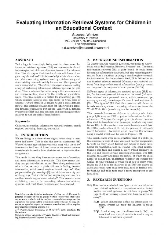 picture Information Retrieval Pdf 179354 | Wentzel Ba Eemcs