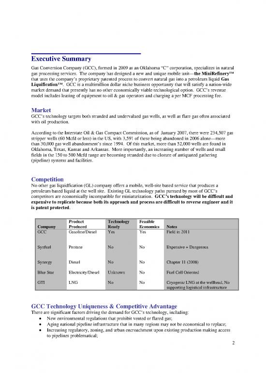 petroleum business plan pdf