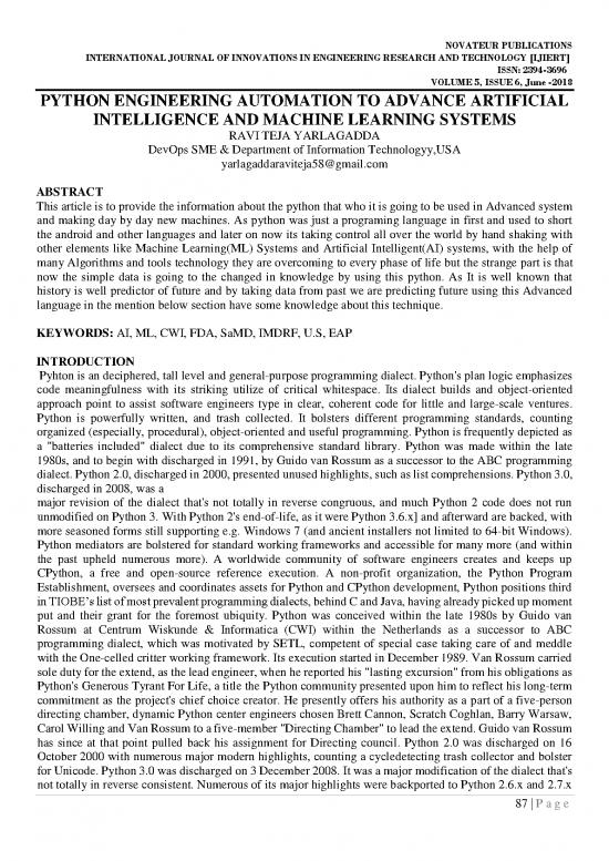 picture Machine Learning Using Python Pdf 182571 | 428488 Python Engineering Automation To Advance F1ff273f