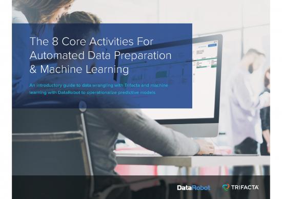 picture Data Preparation For Machine Learning Pdf 181294 | 8 Core Activities Ebook