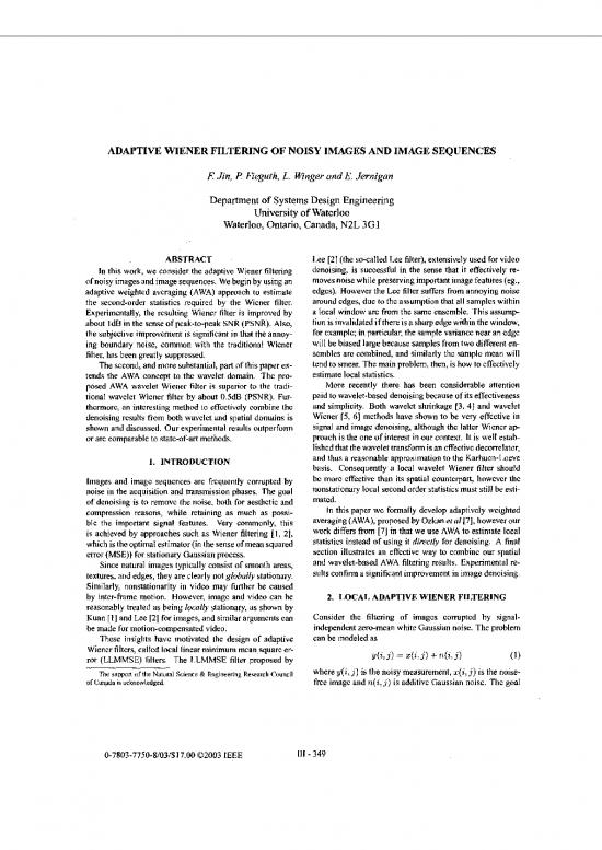 picture_Adaptive Wiener Filtering Of Noisy Images And Image Sequences 3