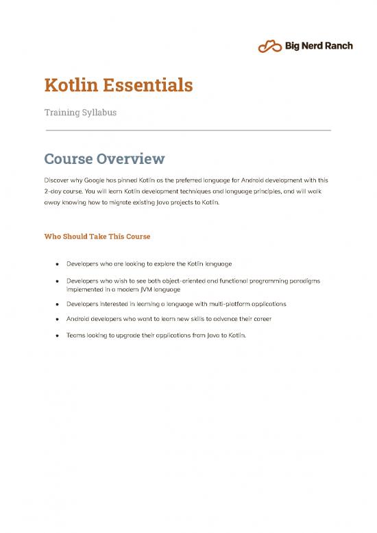 picture_Programming Pdf 182480 | Big Nerd Ranch Training Syllabus Kotlin Essentials052021