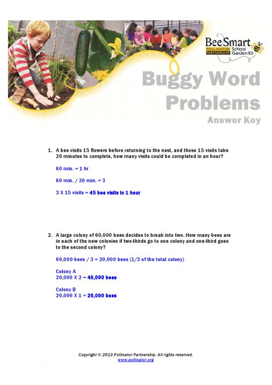 picture_Buggy Word Problems Answer Key