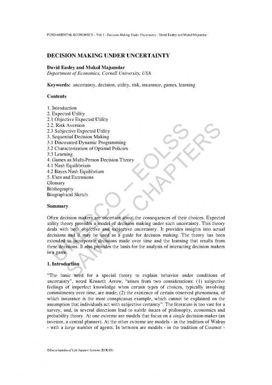 picture1_Decision Making Under Uncertainty Pdf 180696 | E6 28b 04 01