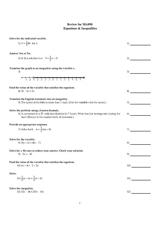 picture Equations And Inequalities Pdf 181738 | Equations And Inequalit