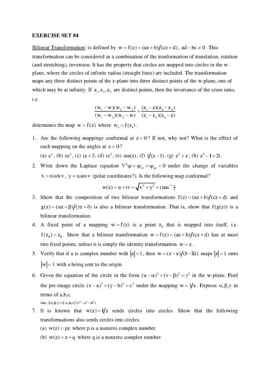 picture Bilinear Transformation Example 180323 | Exerciseset04