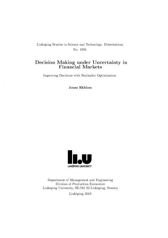 picture1_Decision Making Under Uncertainty Pdf 180643 | Fulltext01