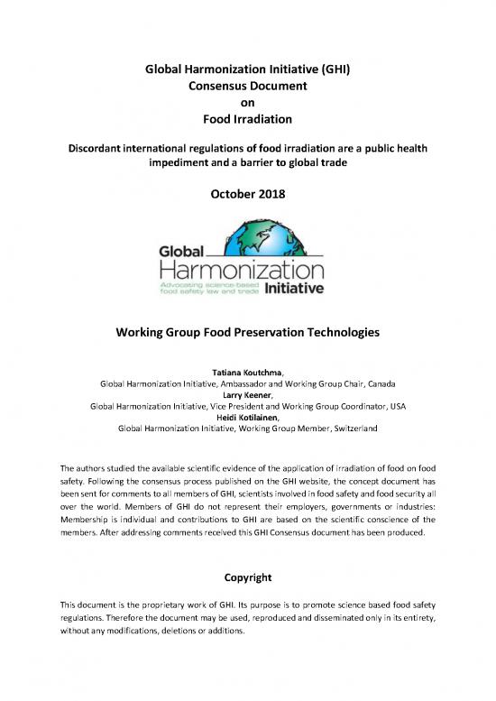 picture Food Irradiation Pdf 180755 | Ghi Food Irradiation October 2018